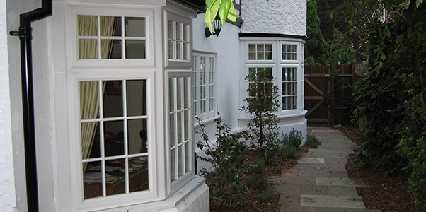 uPVC Casement Windows installed by Worthing Windows on White Detached House