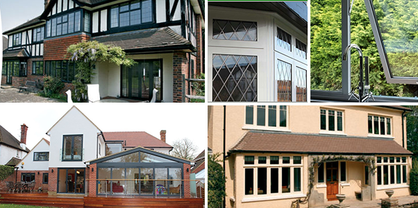 ALUK Aluminium Windows installed in a variety of houses in Worthing & West Sussex
