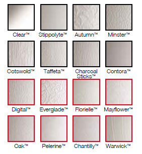 Glass Swatches for our Composite Doors available in Worthing & West Sussex